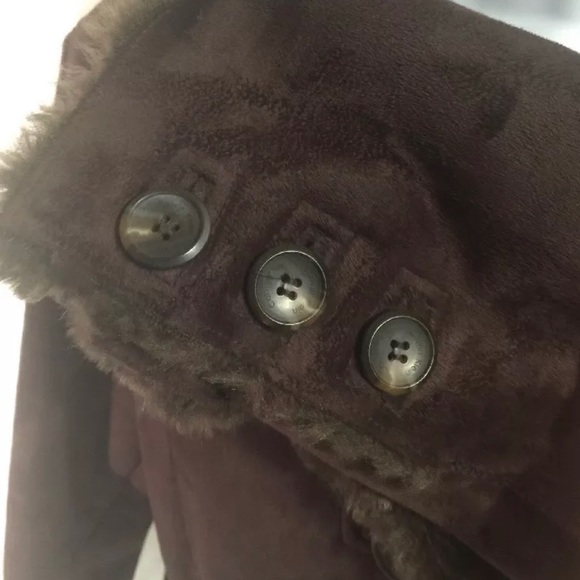 calvin klein suede coat - Picture 4 of 8